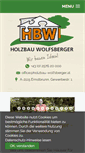 Mobile Screenshot of holzbau-wolfsberger.at